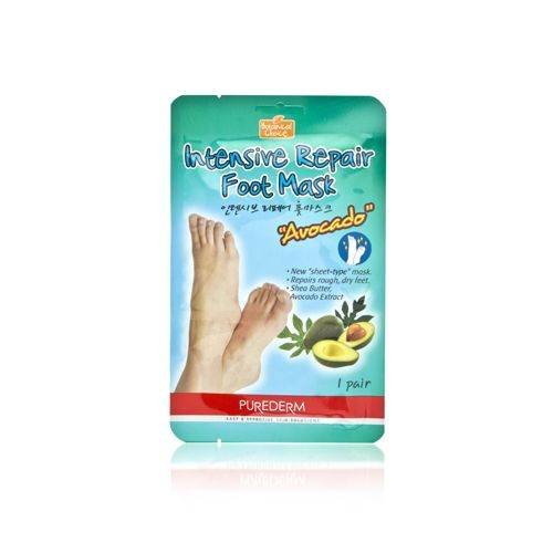 Purederm Intensive Repair Foot Mask AVOCADO (1 pair)