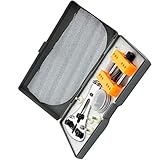 Uokoki Uhr-Werkzeug-Set Edelstahl Drei Kiefer-Uhr-Kasten-Öffner-Halter Armbanduhr Reparatursatz Austausch der Batterie Werkzeuge