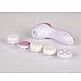 family-baby Multi-Function Portable Facial Skin Care Electric Massager Scrubber with Facial Latex Brush Cosmetic Sponge