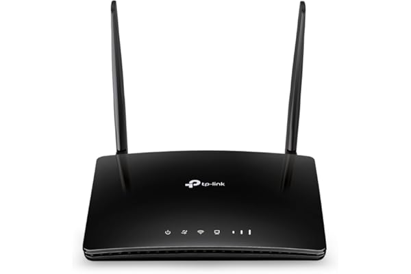 TP-Link Archer MR402 Routeur 4G Cat4 jusqu'à 150Mbps, Wi-FI AC1200 Bi Bande, 2 SMA antenne Externe, 4 Ports LAN, Déverrouillé Tous Nano SIM de Plus de 100 Pays, 64 appareils, MU-MIMO