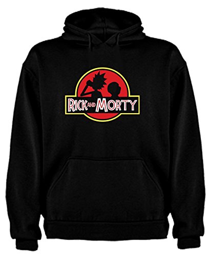 Sudadera de Rick and Morty Divertida Friky Smith Tiny Parque Jurasico 