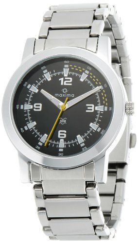 maxima silver chain watches