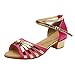 Produktbild BURFLY Kinder Mädchen tanzen Schuhe High Heels Latin Dance Schuhe Ballroom Dance Schuhe Standardversion der lateinamerikanischen Tanzschuhe