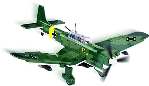 Modbrix 5521- ✠ Bausteine STUKA Flugzeug Junkers Ju 87 B inkl. Luftwaffen Pilot aus original Lego® Teilen ✠ - 2