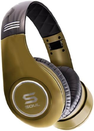 Soul SL300 Elite Hi-Definition Noise Cancelling Over-Ear Headphones, Gold/Black