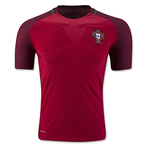 2016 2017 UEFA Euro Cup Portugal Home National Football Soccer Jersey in in rot Medium rot – rot