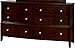 Produktbild Furniture of America Möbel von Amerika cm7483d Ferrero Braun Cherry Dresser Schublade Brust
