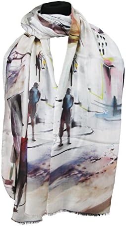 Scarf-Stole 90%modal 10% cachemire cm 70x190 Made in Italy 57131