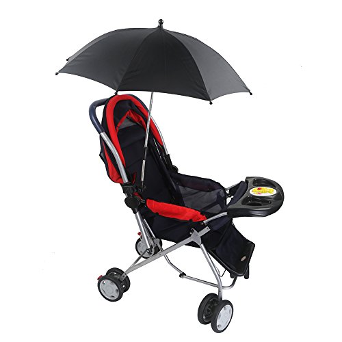 IntiPal Universal Kinderwagenschirm Sonnenschirm Regenschirm für Kinderwagen & Buggy - 5