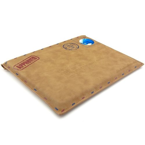 9,7 - 10,2 Zoll art&cherry© Schutzhülle / Tasche / Sleeve / Cover im aufwendigen Breifdesign für Tablet PCs wie z.B. Apple iPad 2 3 4 Air , Galaxy Tab 4 (10.1) / Pro / Galaxy Tab 3 (10.1) , Xoro Telepad 9730 , Denver TAD , Archos Arnova Titanium Carbon Platinum 97 , Blaupunkt Endeavour 1000QC , i.onik TP9.7-1200QC Ultra , Hewlett-Packard TouchPad ,VCM Rapax 4 & Alpentab