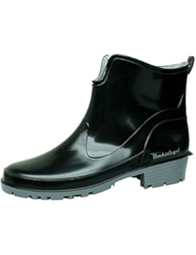BOCKSTIEGEL - Elke - Damen Gummistiefeletten - Schwarz, Größe:40