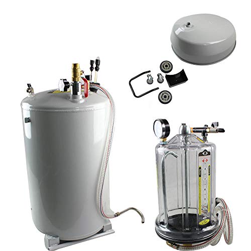 Preisvergleich Produktbild OUKANING Ölablassgerät Ölablasswanne Ölauffangbehälter Altölauffanggerät Absauggerät 75Liter