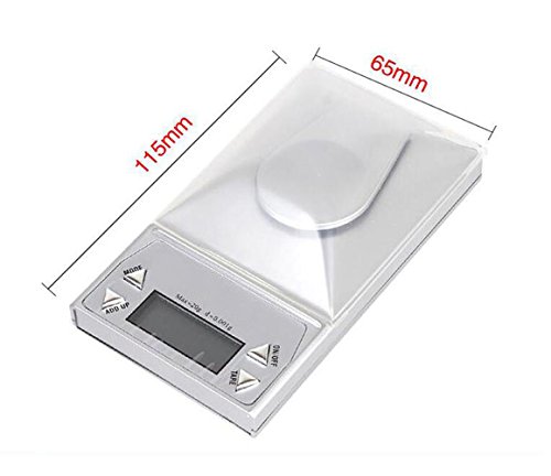 Denshine Digital Scale 0.001g x 20g Reloading Powder Grain Lab Jewelry Gem Precision 1mg