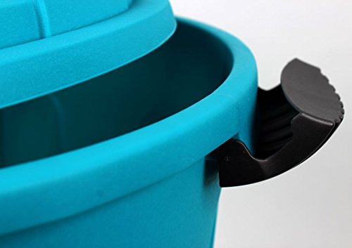 Wäschetonne Abfalleimer Mülleimer farbig mit Deckel 23 Liter 3 Stück Set - 5