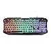 Produktbild Beatie Mechanische Tastatur, Bunte LED-Leuchten mit Multimedia-Shortcuts, Wasserdichte und leistungsstarke Allzweck-Tastatur, Schnurlänge 150 cm