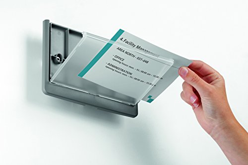 Durable 486137 Türschild Click Sign, 149 x 105, 5 mm, graphit - 2