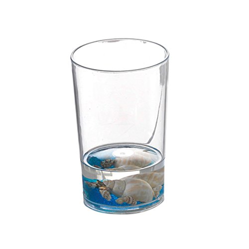 Axentia 291241 Zahnputzbecher Plastik 7 x 7 x 11 cm, transparent