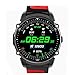 Produktbild FS08 Intelligente Uhr IP68 Wasserdichte Herzfrequenz-Überwachung Luftdruck Multi-Motion-Modus Track GPS Informationen Prompt,Red