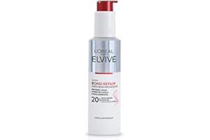 L'OREAL PARIS L'Oréal Paris Elvive Bond Repair Siero Senza Risciacquo, Rafforzante, Per Capelli Danneggiati, Protegge i Legami Interni del Capello, Con Acido Citrico, 150 ml
