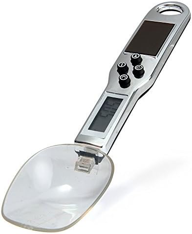 Kitchen LCD digital scale spoon 500g capacity coffee tea weighing device and solar cell panel by HOSTWEIGH