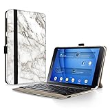 tablet billig kaufen österreich Speziell entworfen für Samsung Galaxy Tab A 10,1 Zoll T580N / T585N Tablet.Eingebauter Magnet stützt Auto Sleep/Wake Funktion. (Auto Sleep/Wake funktioniert NUR wenn die Tastatur abgenommen wird)