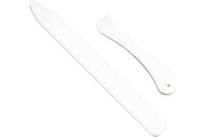 SLEEKEE 2 coltelli da origami, set di coltelli pieghevoli in osso bianco, adatti per artigianato fai da te, artigianato e creazioni artistiche.