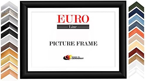 EUROLine50 photo picture frame for 13 cm x 10 cm pictures, color: Red blurred, made to measure MDF frame incl. AR coated acrylic glass and MDF back panel, frame width: 50 mm, outer dimensions: 21,6 cm x 18,6 cm