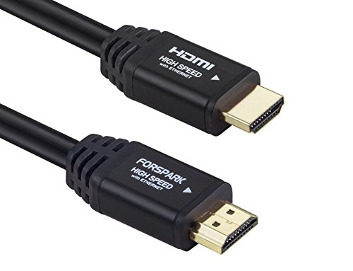 HDMI-Kabel, 1.8m(6feet), von FORSPARK – HDMI 2.0 (4K) – 18Gbps, 28AWG,– Für 4K/HDTV‘s, Xbox 360, Xbox One, PS3, PS4, Apple TV, TV-Empfänger, Computer, Blu Ray, Roku-kompatibel