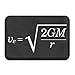 Produktbild Nizefuture Escape Velocity Non-Slip Indoor/Outdoor Door Mat Rug for Health and Wellness Bathroom Bathroom Doormat 23.6"x 15.7"