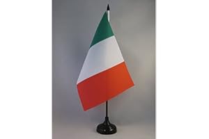 AZ FLAG - Tischflagge Italien 22x15 cm - Italienische Tischfahne 15 x 22 Cm - Flaggen