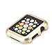 Produktbild EL-Move Apple Watch Fall Rugged Shock Resist Schutz Rüstung PC Case mit Riemen Bands für Apple Watch 38mm/42mm(42mm,Gold)