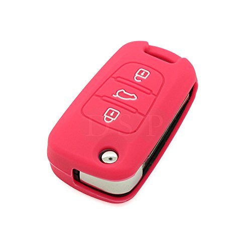 Funda de silicona Fassport CV3101 para llave de Hyundai 3, color negro