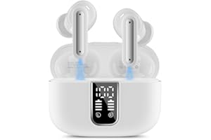 PZCC Traducteur Vocal Instantané -AI Écouteur Traducteur Instantané,Prend en Charge 144 Langues et 6 Modes de Traduction,48h Autonomie,Bluetooth 5.4 Ecouteur Traducteur Temps Réel, pour Avion/Réunion-Blanc