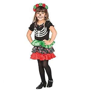 Fyasa 706465-t00 Catrina disfraz de niña, pequeñas