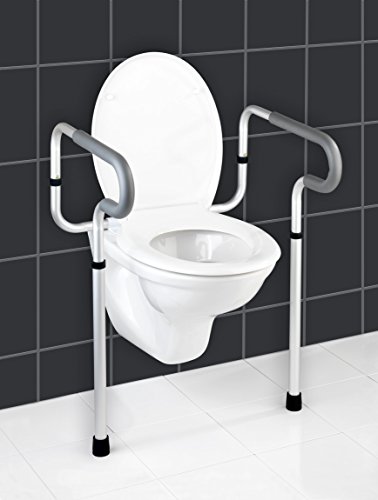 WENKO 20925100 WC-Stützhilfe Secura, Aluminium, 55.5 x 71-81.5 x 48 cm, Aluminium - 4