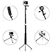 Produktbild Q1 Verlängerbarer Selfie Stick/Einbeinstativ für GoPro Hero 5/4/3 +/3/2/1/Session/für kompakte Kameras und Smartphone (innerhalb 14 cm Keramik), Screem + Mini Stativ Ständer