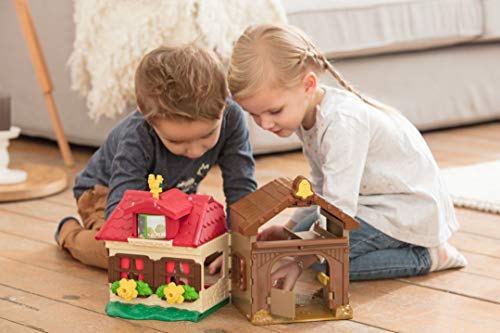 Dickie Toys 203818000 Happy Farm House, Bauernhof, Set für Kinder ab 1 Jahr, Traktor, mit Tieren, Licht & Sound, Mehrfarbig - 11