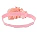 Baby Girl Flower Headband Hair Band Photography Headwear (Peach)
