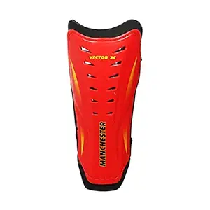 Vector X Manchester Shin Guard - Large (Red)