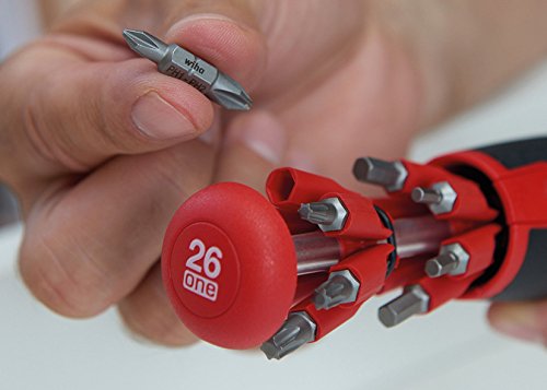 Wiha Werkstatt Magazin-Schraubendreher 26one 1/4 (6.3 mm), 1 Stück, SB380304020 - 5