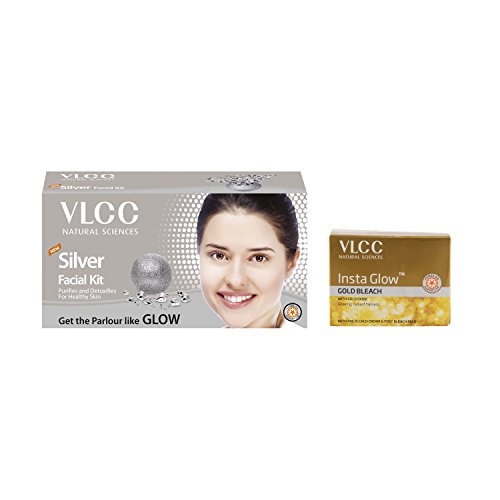 VLCC Silver Facial Kit and Insta Glow Bleach Combo price