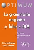 Image de Qcm & Fiches de Grammaire Anglaise
