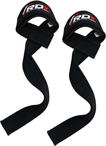 RDX Zughilfen Bodybuilding Handgelenkbandage Krafttraining Fitness Gewichtheben Klimmzughaken Straps - 4