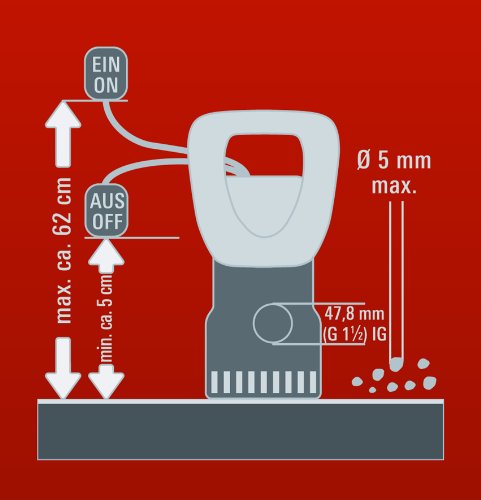 Einhell RG-SP 300 Klarwasserpumpe - 6