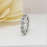 Aplicabilidad Gender: Female YOYOYAYA Anillo De Plata Esterlina 925 Hembra Adornos Pétalos Classic Daisy Diamante Sintético Exquisito Fecha Sencillez Chica Cumpleaños Conmemoración Regalo Bodas Romance Fantasía,16