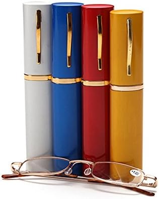 Youmei® 2pcs Thanksgiving Day Gift New Style Clear Presbyopic Glasses with Case for Men and Women Readers Elders Reading - 400