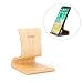 Produktbild MOGOI Handy-Ständer, aus Holz, tragbar, langlebig, für iPhone 8/8 Plus/7/7 Plus, iPhone X, Galaxy Note 8/S8/S8 Plus, Android Handys und andere Smartphones
