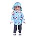 Produktbild squarex Puppe DIY Regenjacke 3-piece für 45,7 cm Puppe Geschenke für Kinder-Kleidung, Sonstige, B, AS SHOW