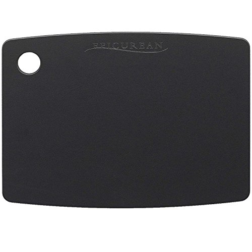 Epicurean 021-100602-G Frühstücks-Schneidebrett, 26 x16, schwarz