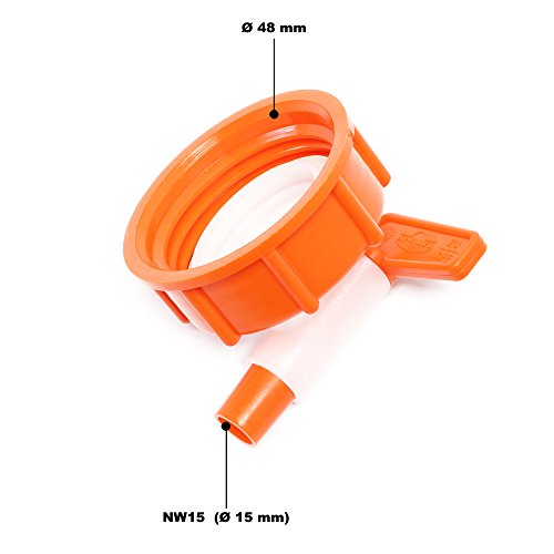 Speidel Getränkefass Mostfass Gärfass Weinfass Zubehör Auslaufhahn NW15 - 2